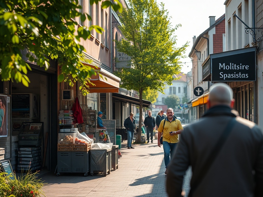 Ilustracja symbolizująca kończący się termin składania deklaracji PIT, z elementami nawiązującymi do Mszany Dolnej.